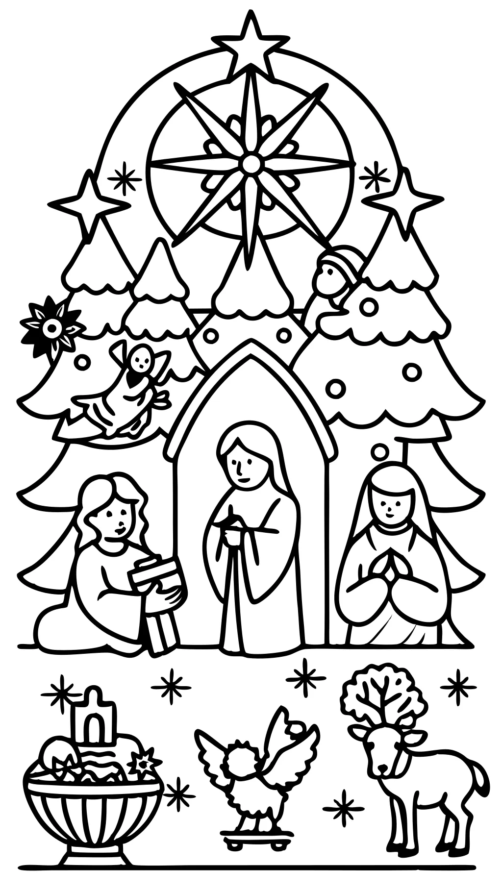 adult coloring free printable christmas bible coloring pages